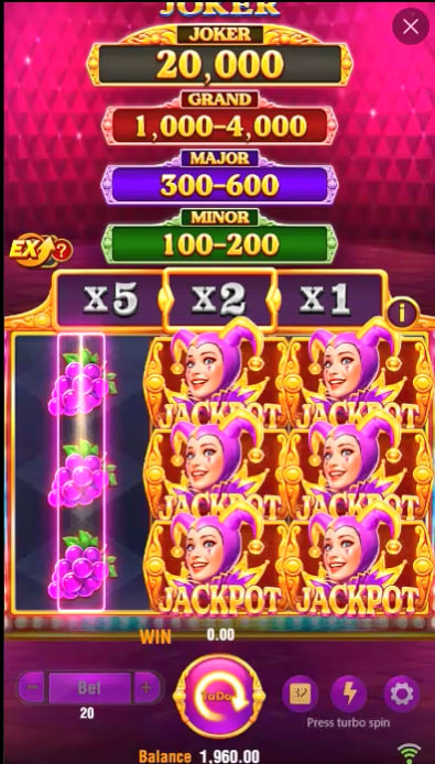 Bingo das frutas
