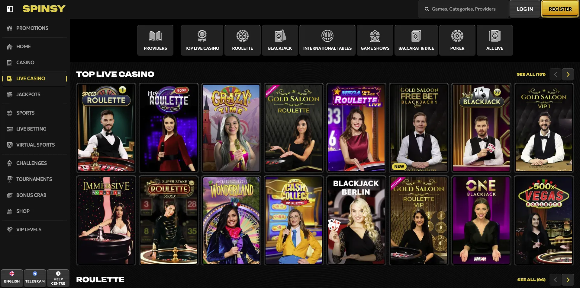 Online baccarat